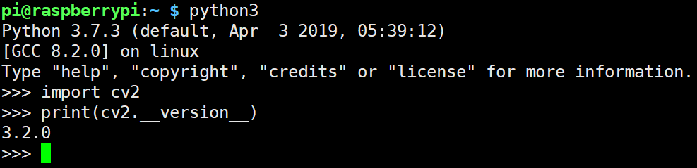 python3 cv