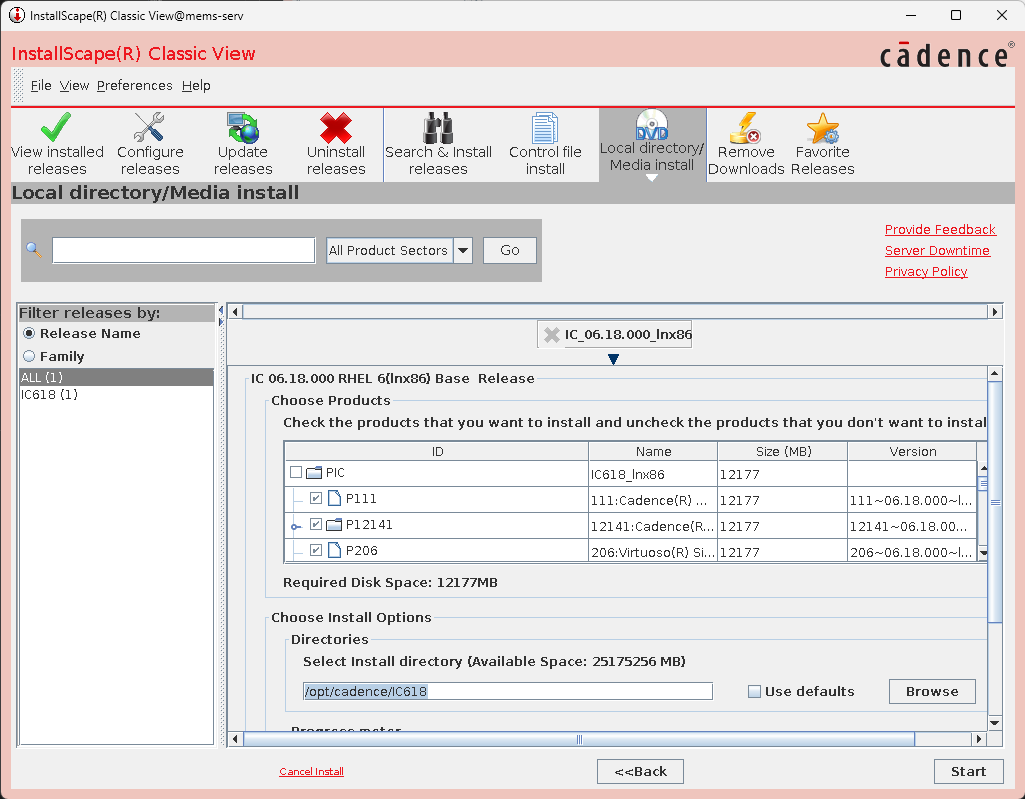 InstallScape IC618